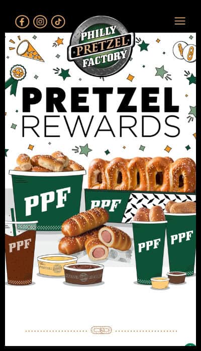 Philly Pretzel Factory Rewards