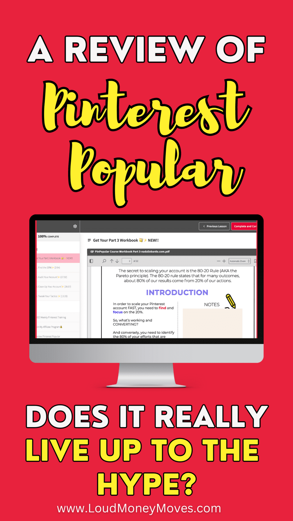 Pinterest Marketing Course Review | Getting Pinterest Popular With ...