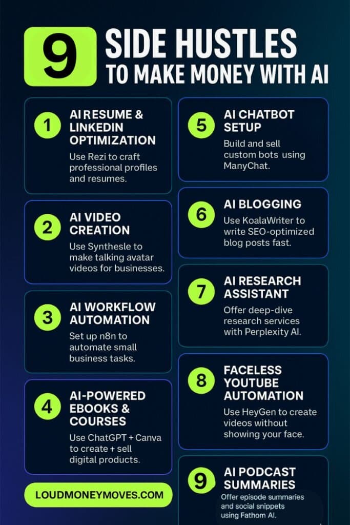 Best AI Side Hustles to Make Money