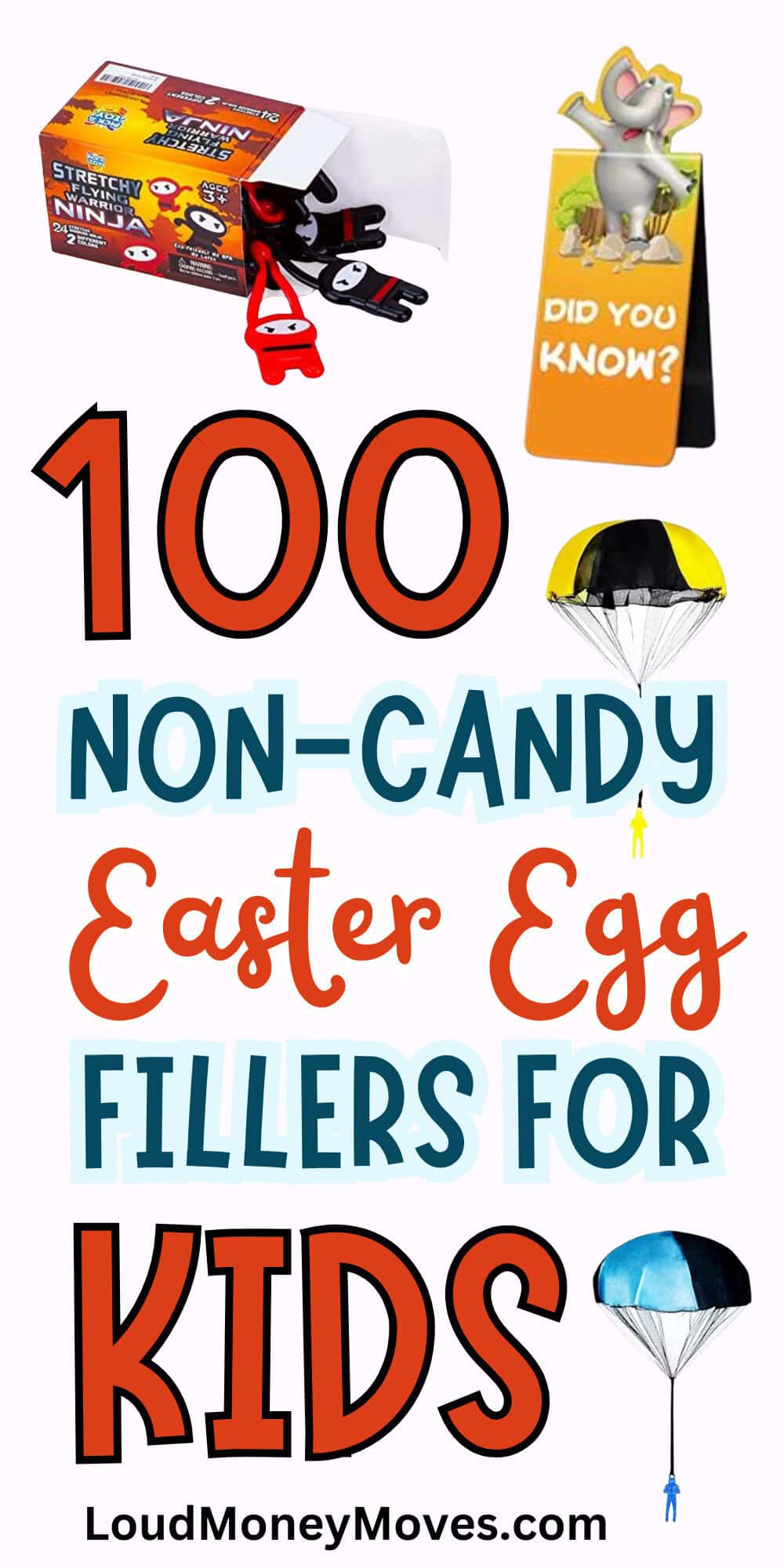 100 Non-Candy Easter Egg Fillers By Age For Kids, Tweens & Teens - Loud ...