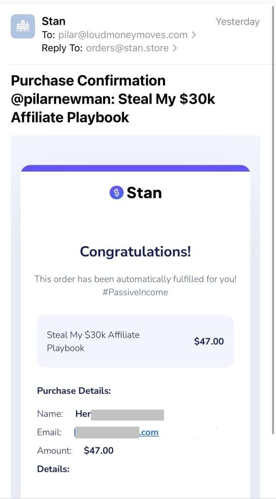selling digital products on Stan Store