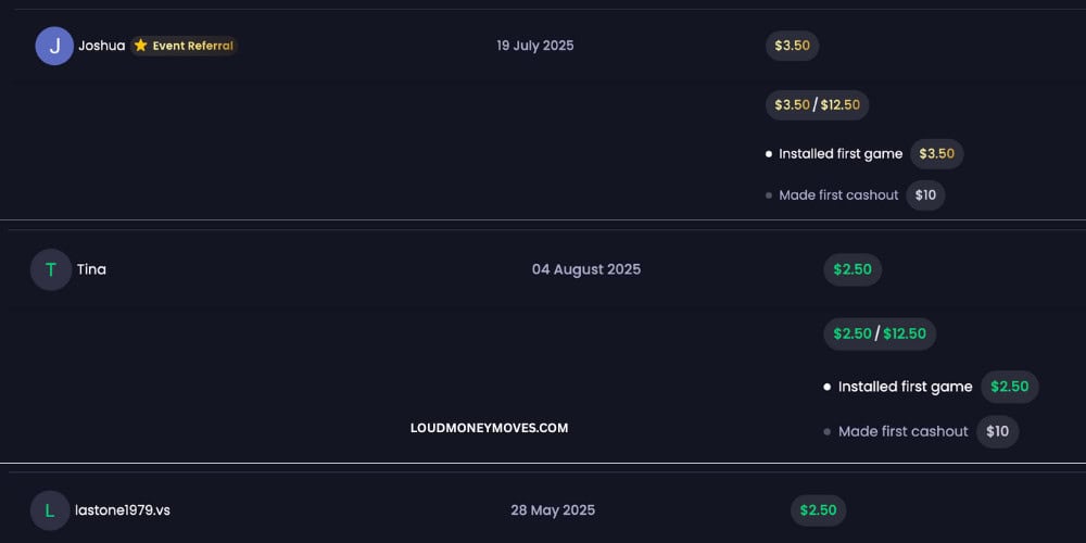 FreeCash referral income
