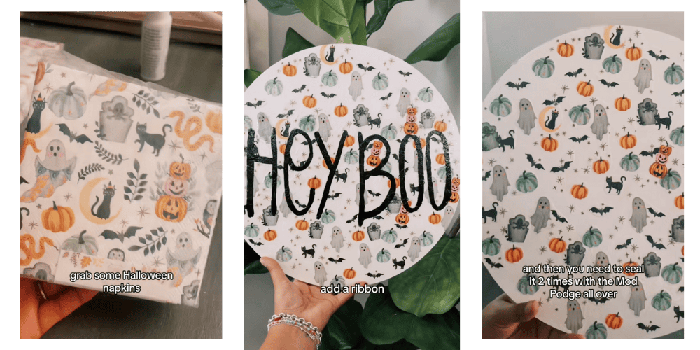Halloween Wooden Door Hanger