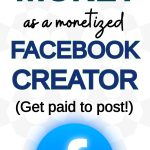 make money as a Facebook creator