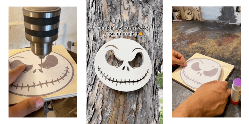 Nightmare Before Christmas Wooden Decor