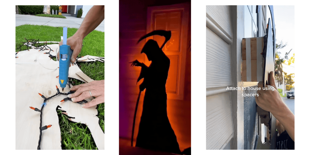 Halloween Outdoor Silhouette Decorations