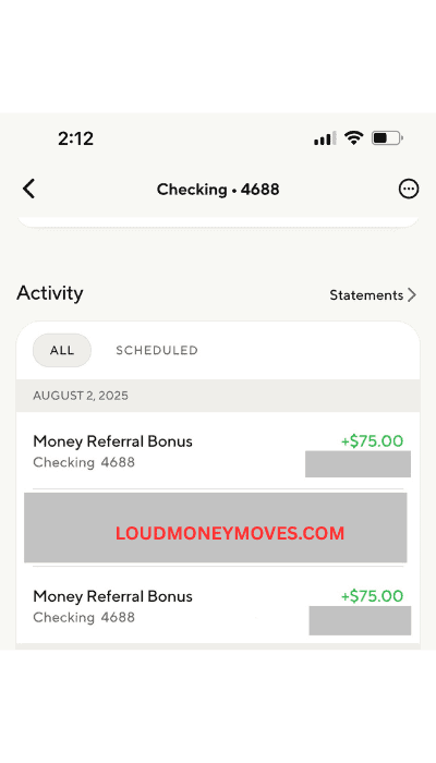 SoFi $75 instant referral bonus