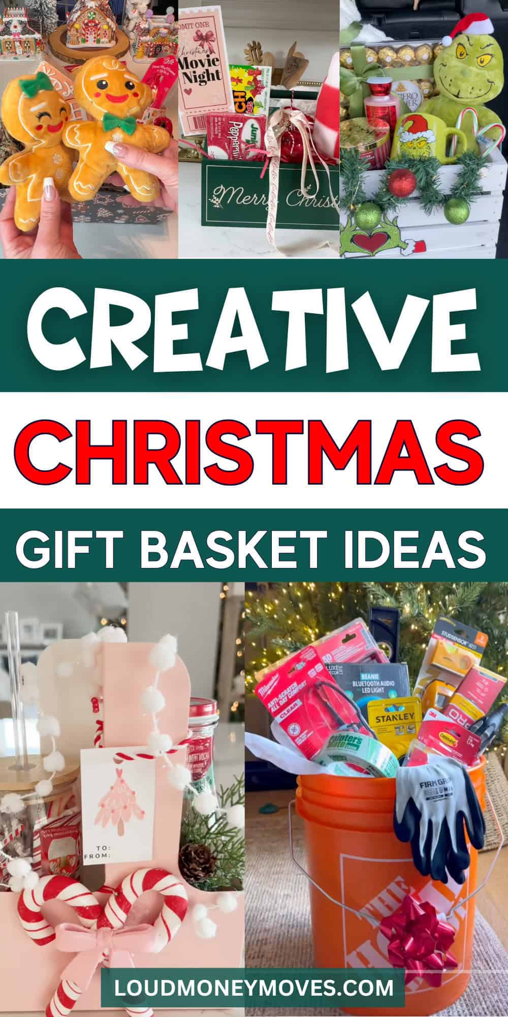 Cesta de presentes de Natal Grinch