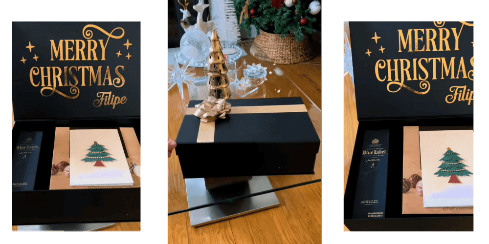 Christmas gift box for him
