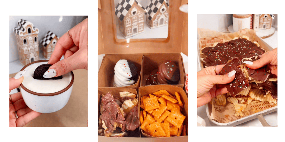 Christmas snack box