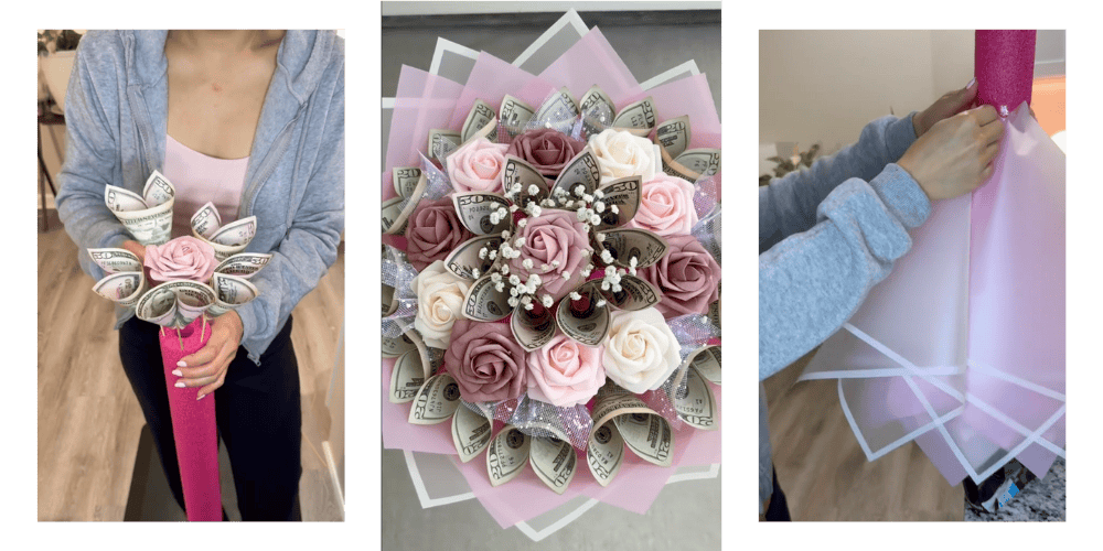 money flower bouquet