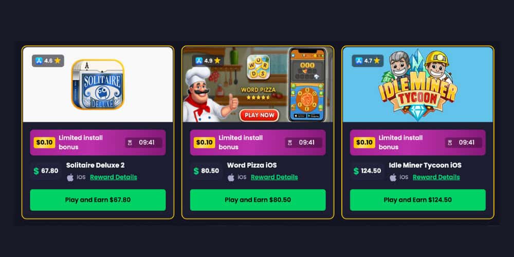 get paid to play mobile games
