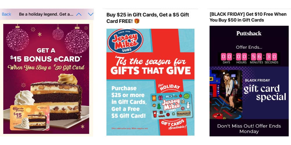 Buy gift cards online discount