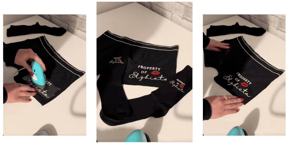 Personalized Valentine Cricut wearables