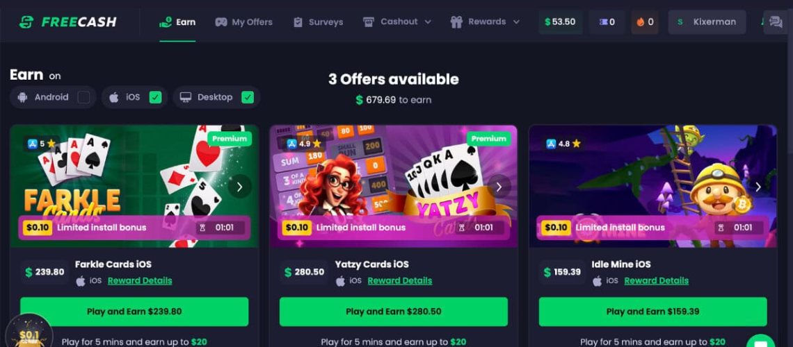 FreeCash Review